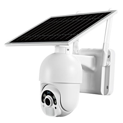 Volle NACHTSICHT 1080P lauten Summens HD WiFi 2mp CCTV-Hauben-Nocken PTZ Wifi IP-Kamera-im Freien batteriebetriebene Videosolarüberwachung mit PIR